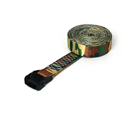 Jusque 650kg - Boucle à came Sangle d’arrimage  - 650kg - 35mm - en 1 pièce - boucle à came noire - Camouflage + Etiquette personnalisée