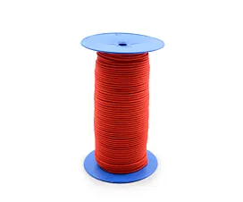 Elastiek - 3mm Elastiek op rol (3mm) - 100m - Rood