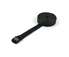 Zwart - Eindloos Spanband - 250kg - 25mm - 1-delig - Klemgesp - Zwart + Eigen label