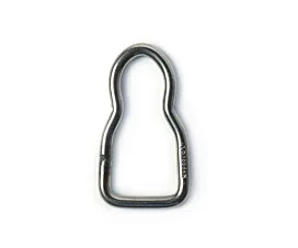 Ringen Ring - Flesvorm - 30mm - RVS