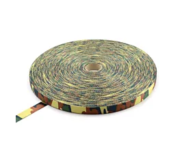 Tout - Polyester Sangle PES 25mm - 1200kg - 100m - Rouleau - Camouflage