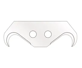 Vervangmessen Vervangmesjes Secupro625, Megasafe, Maxisafe, Secunorm 525, Profi25 - Haakmesje - 10st Vervangmessen Vervangmesjes Secupro625, Megasafe, Maxisafe, Secunorm 525, Profi25 - Haakmesje - 10st