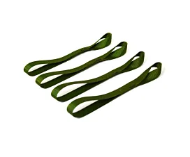 Alle toebehoren Losse straps met 2 lussen - 1,2T - 32cm - 25mm - Kakigroen - 4st.