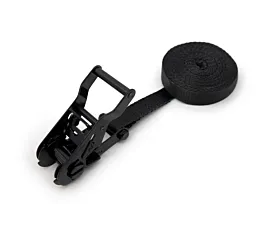 Zwart - Eindloos Spanband - 1,2T - 25mm - 1-delig - Ratel - Zwart + Eigen label