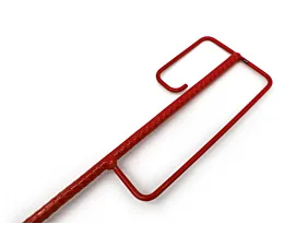 Alle netten & dekzeilen Grondpen voor afbakeningsnetten - 1,25m - Rood - 10st.
