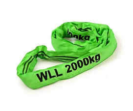 Rondstroppen Rondstroppen 2 ton, groen - 0,5 tot 10 meter