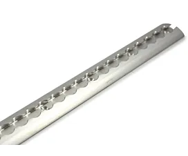 Vliegtuigrails & Toebehoren L-track-rail / Vliegtuigrail - 2,54m - Halfrond - Aluminium - Standaard Vliegtuigrails & Toebehoren L-track-rail / Vliegtuigrail - 2,54m - Halfrond - Aluminium - Standaard