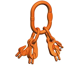 Alle toebehoren Gaffel topschalm samenstel G10 - voor 4-sprong